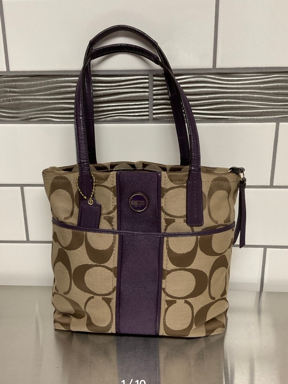Coach Signature Mini Tote